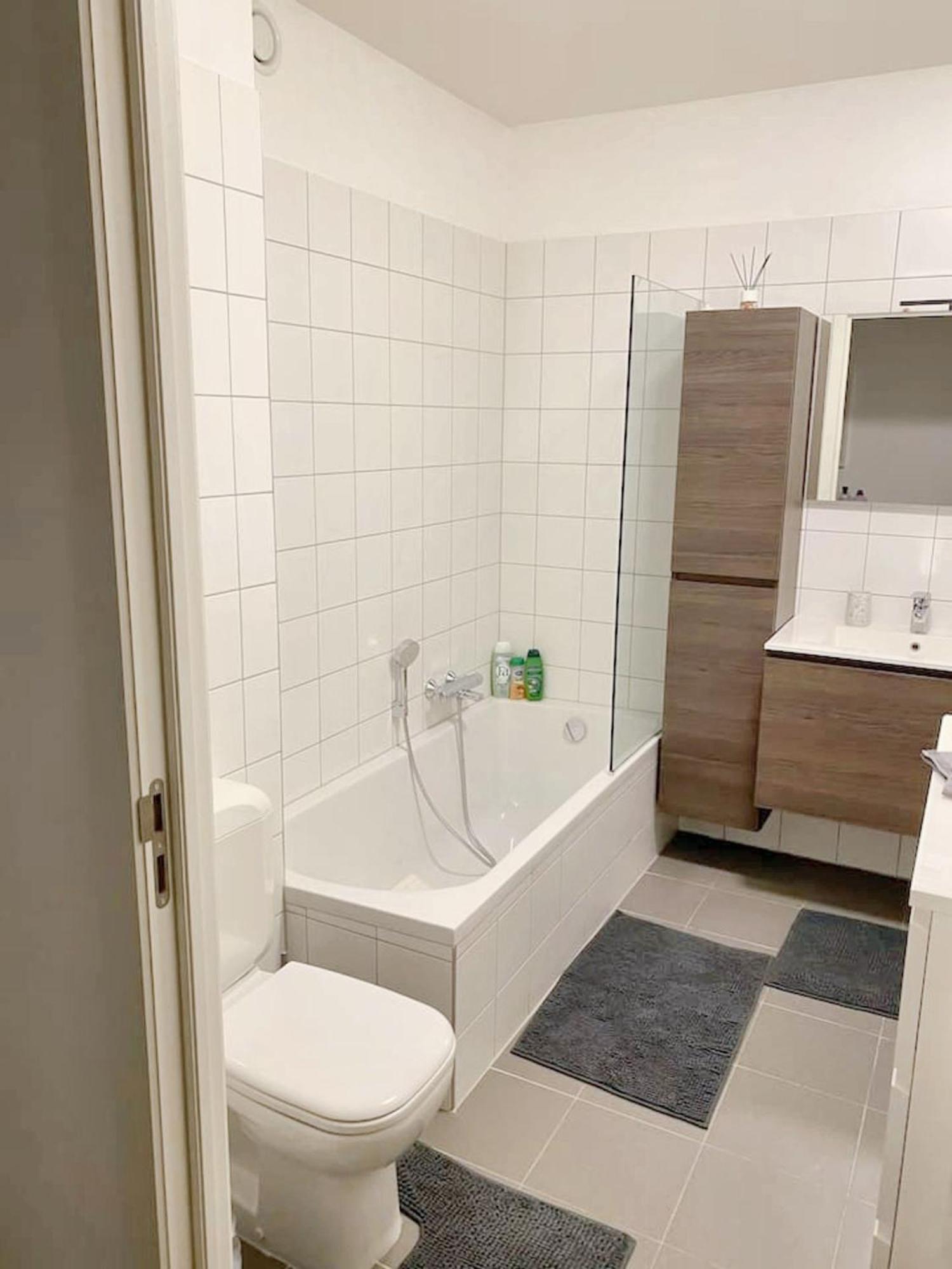 Modern Apartment In Cureghem Anderlecht 134 M² + Terrace Bruxelles Eksteriør billede