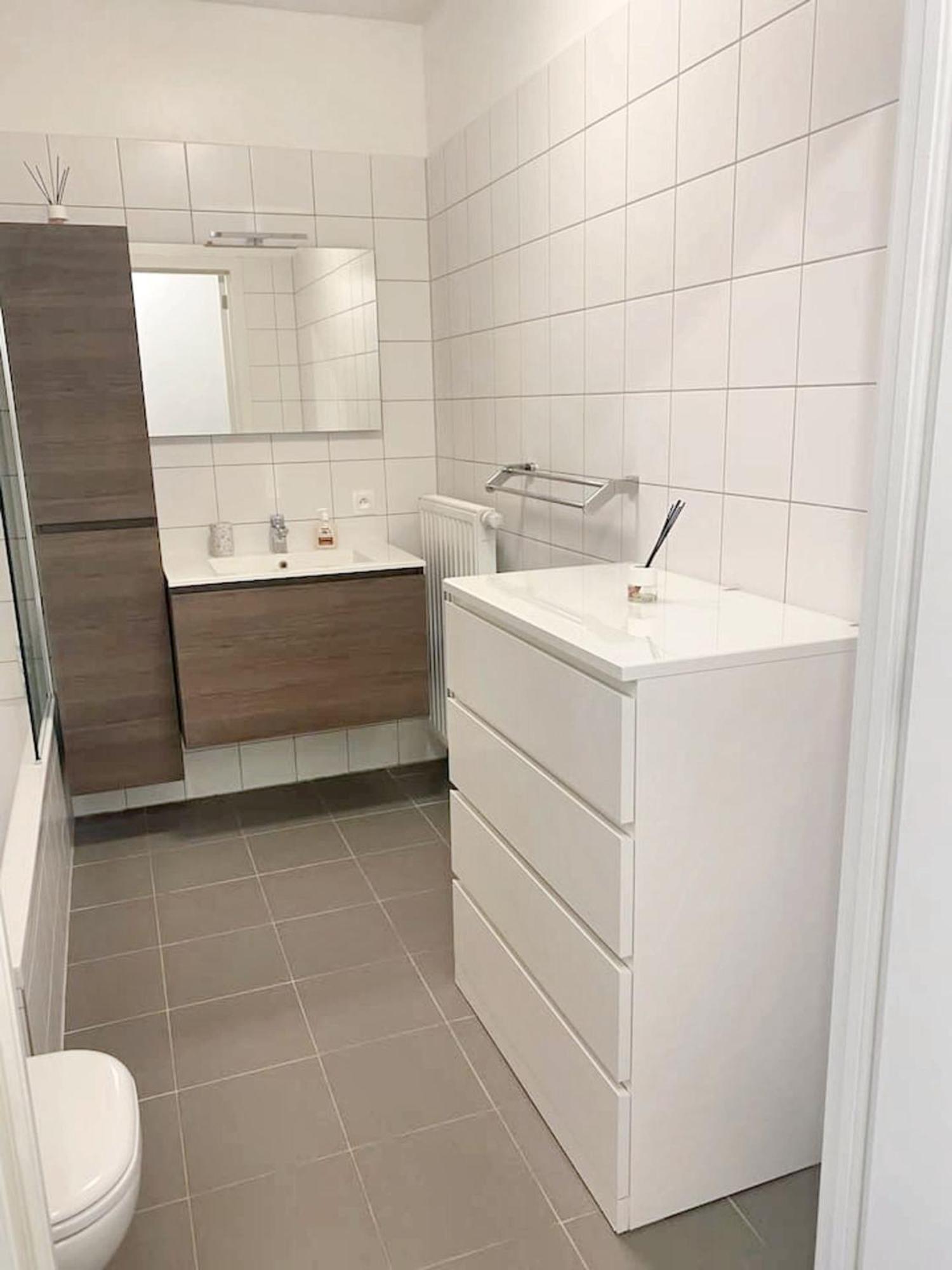 Modern Apartment In Cureghem Anderlecht 134 M² + Terrace Bruxelles Eksteriør billede